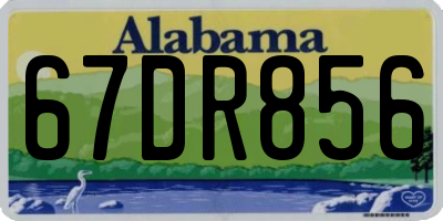 AL license plate 67DR856