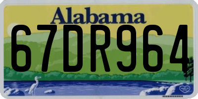 AL license plate 67DR964