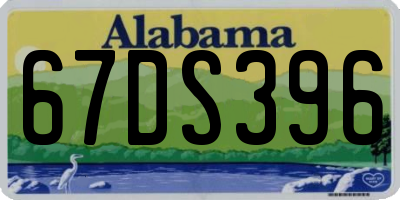 AL license plate 67DS396