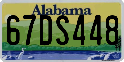 AL license plate 67DS448