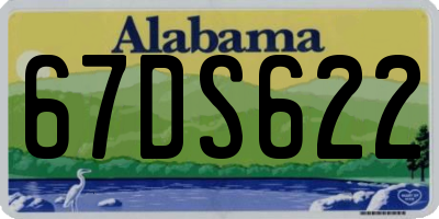 AL license plate 67DS622