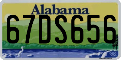 AL license plate 67DS656