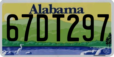 AL license plate 67DT297