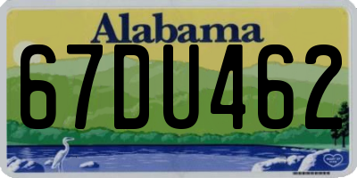 AL license plate 67DU462