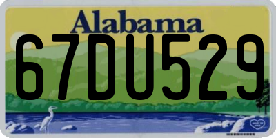 AL license plate 67DU529