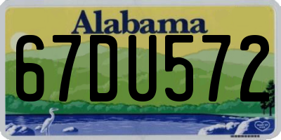 AL license plate 67DU572