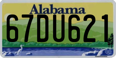 AL license plate 67DU621