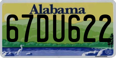 AL license plate 67DU622