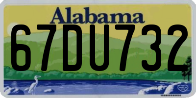 AL license plate 67DU732