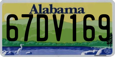 AL license plate 67DV169