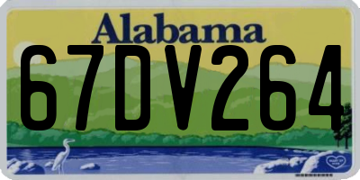 AL license plate 67DV264