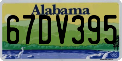 AL license plate 67DV395