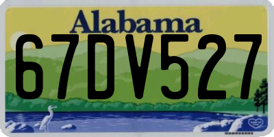 AL license plate 67DV527