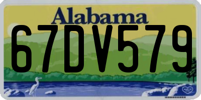 AL license plate 67DV579