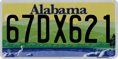 AL license plate 67DX621