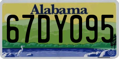 AL license plate 67DY095