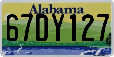 AL license plate 67DY127