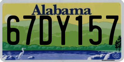 AL license plate 67DY157