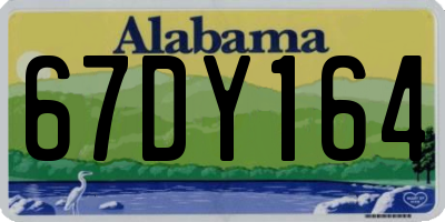 AL license plate 67DY164