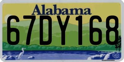 AL license plate 67DY168