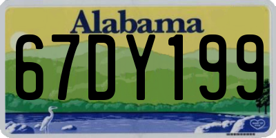 AL license plate 67DY199