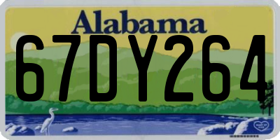 AL license plate 67DY264