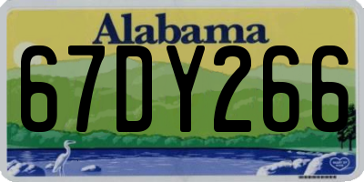 AL license plate 67DY266