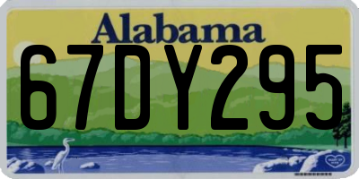 AL license plate 67DY295