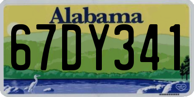 AL license plate 67DY341