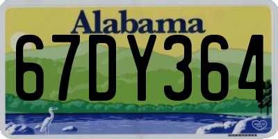 AL license plate 67DY364