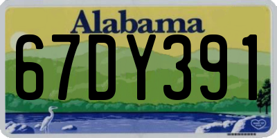 AL license plate 67DY391