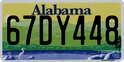 AL license plate 67DY448