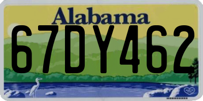 AL license plate 67DY462