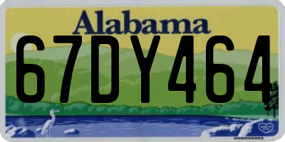 AL license plate 67DY464