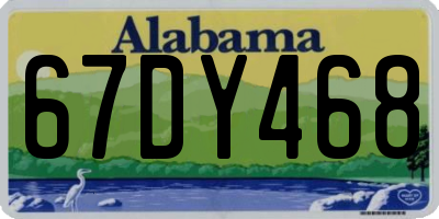 AL license plate 67DY468