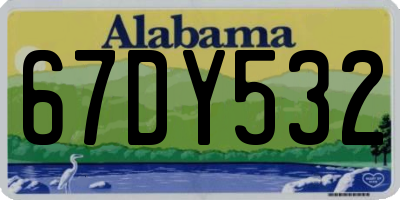 AL license plate 67DY532