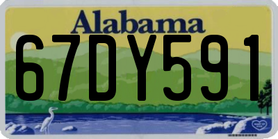 AL license plate 67DY591