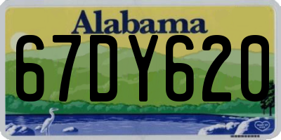 AL license plate 67DY620