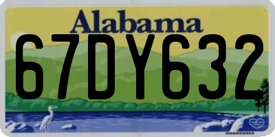 AL license plate 67DY632