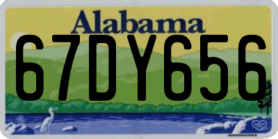 AL license plate 67DY656