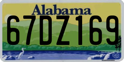 AL license plate 67DZ169