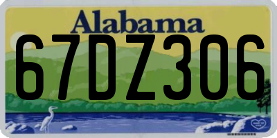 AL license plate 67DZ306