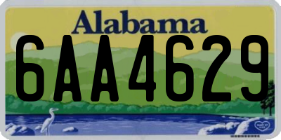 AL license plate 6AA4629