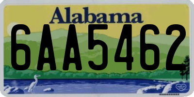 AL license plate 6AA5462