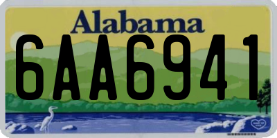AL license plate 6AA6941