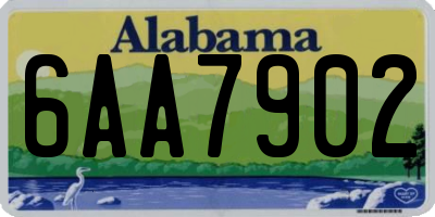 AL license plate 6AA7902