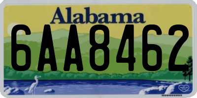 AL license plate 6AA8462