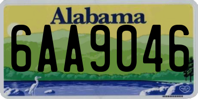 AL license plate 6AA9046