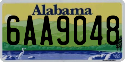 AL license plate 6AA9048