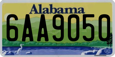 AL license plate 6AA9050
